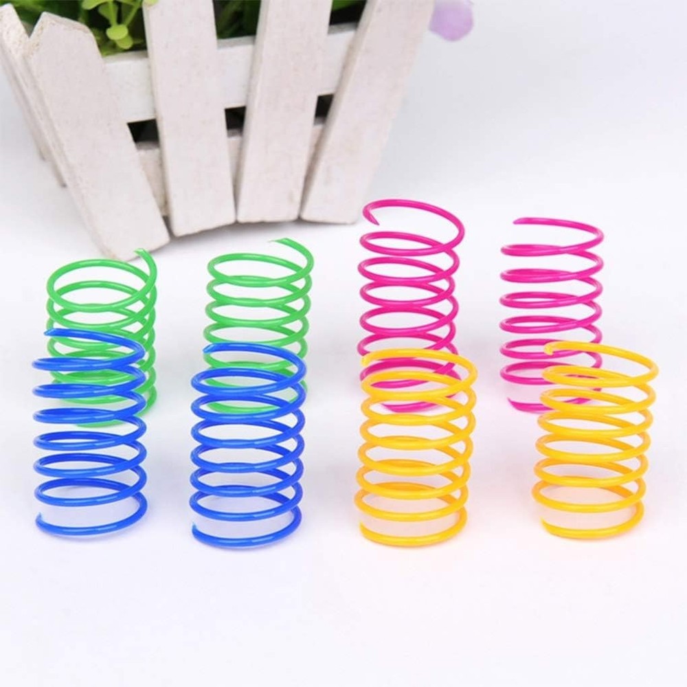 Interactive Cat Spiral Creative Spring Toy to Kill Time and Keep Fit, Sturdy ...