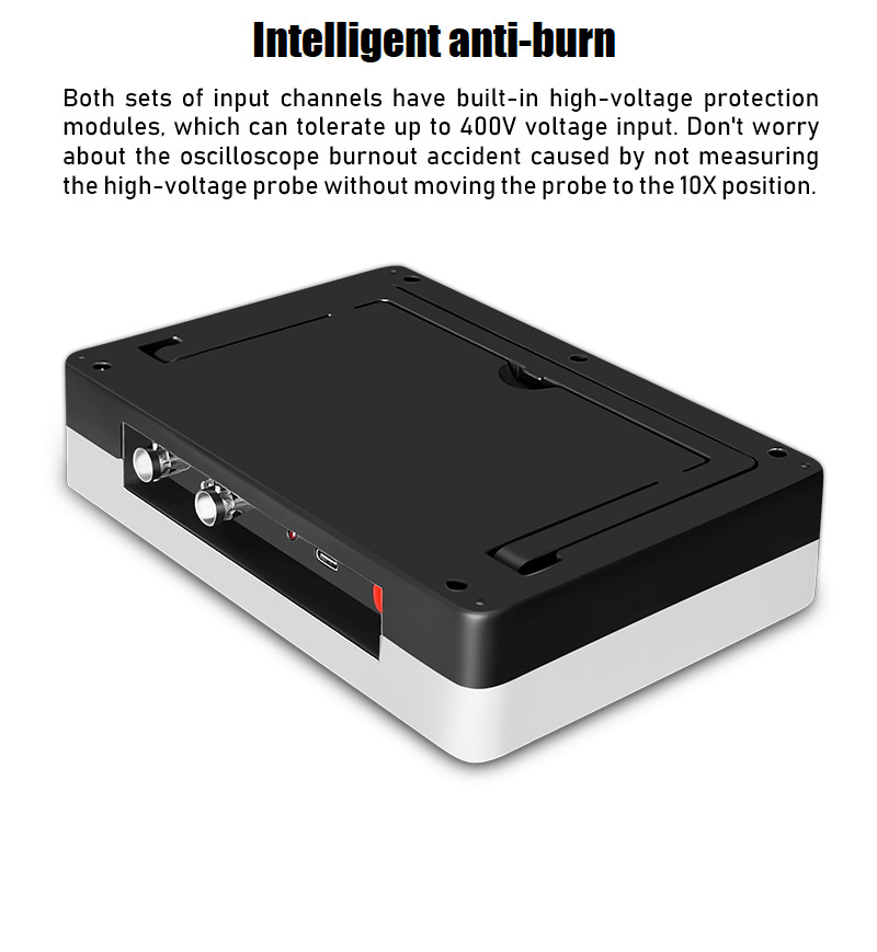 FNIRSI 1013D Dual Channel Touchable Panel Oscilloscope Mini 7" Touch Panel 2CH