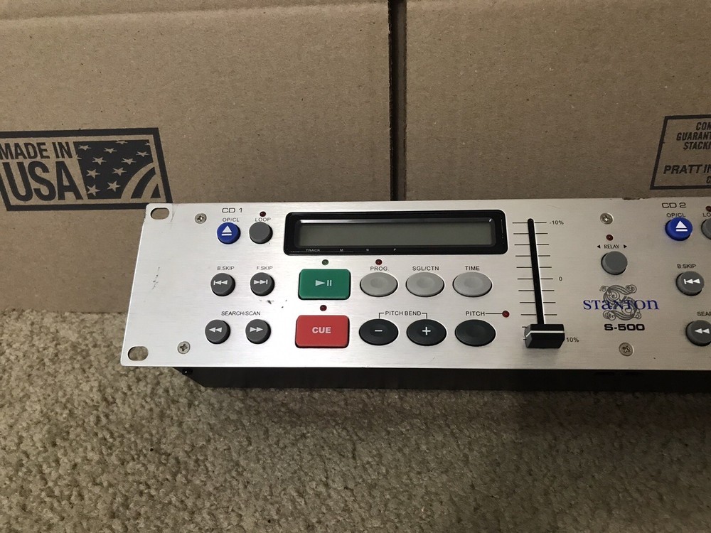 Stanton S-500 Professional Dual CD Player Controller Only, Shown Item Only.