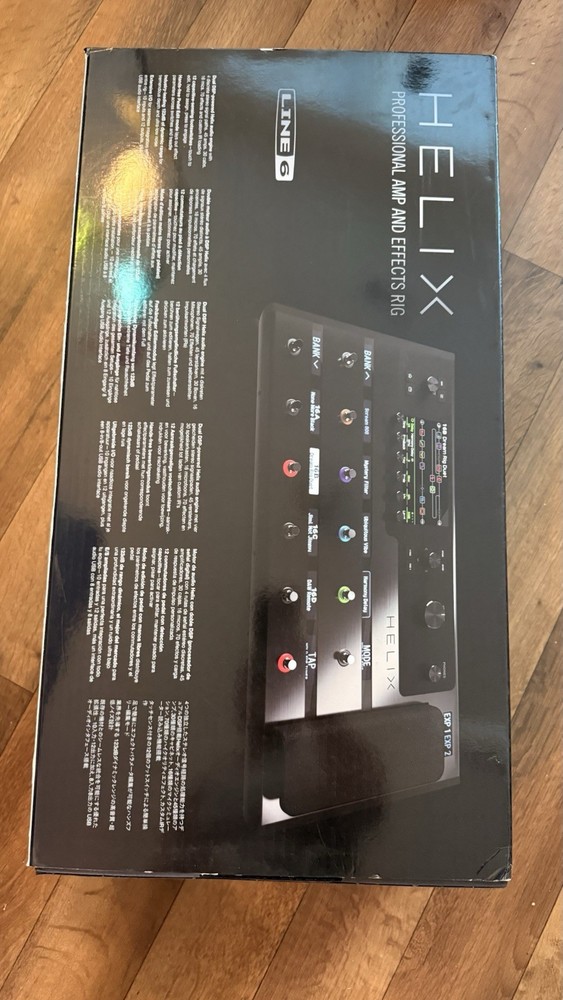Line 6 Helix Guitar Processor Original Empty Box Packaging Only w/ Inserts