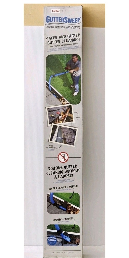 Gardus GS900 GutterSweep Rotary Gutter Cleaning System