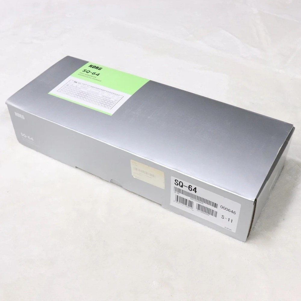 KORG SQ-64 Poly Step Sequencer MIDI CV Gate Boxed USB Tested from Japan