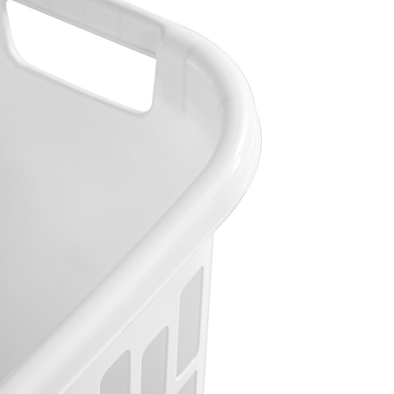 Slim Rectangular Laundry Hamper W/ Handles Ventilation Efficient Space Saving US