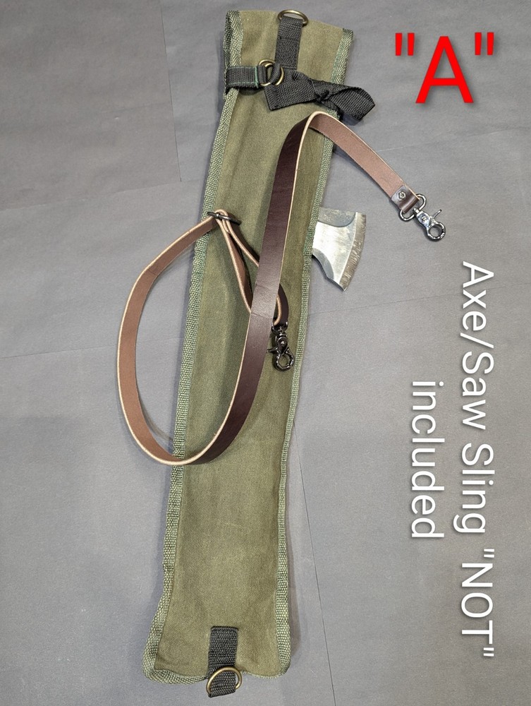 Axe/Saw/Hatchet Sling Handmade Leather Replacement Strap "Only" Read Description