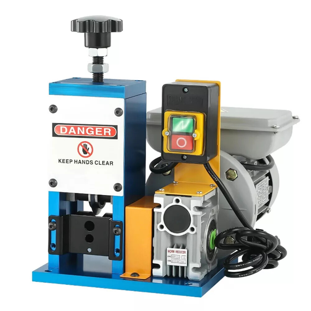 Electric Powered Wire Stripping Machine Automatic Cable Stripper Metal Recycle