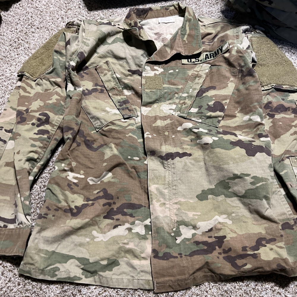 OCP Multicam Camouflage Army Combat Coat Jacket Small Long