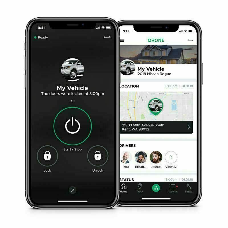 Compustar RFX-2WT12-SS DR-X1 Drone Bundle + FT-DC3-LC Start IT