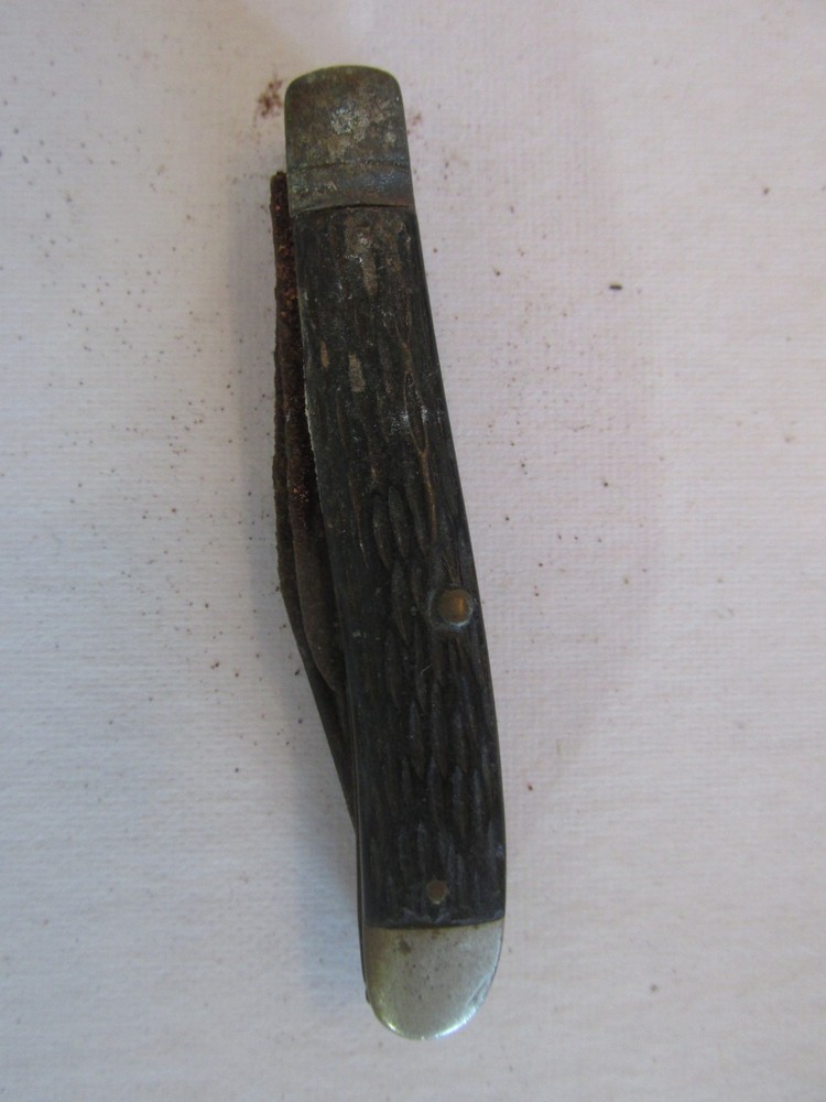 VTG Pocket Knife 2 Blades Rustic 3"