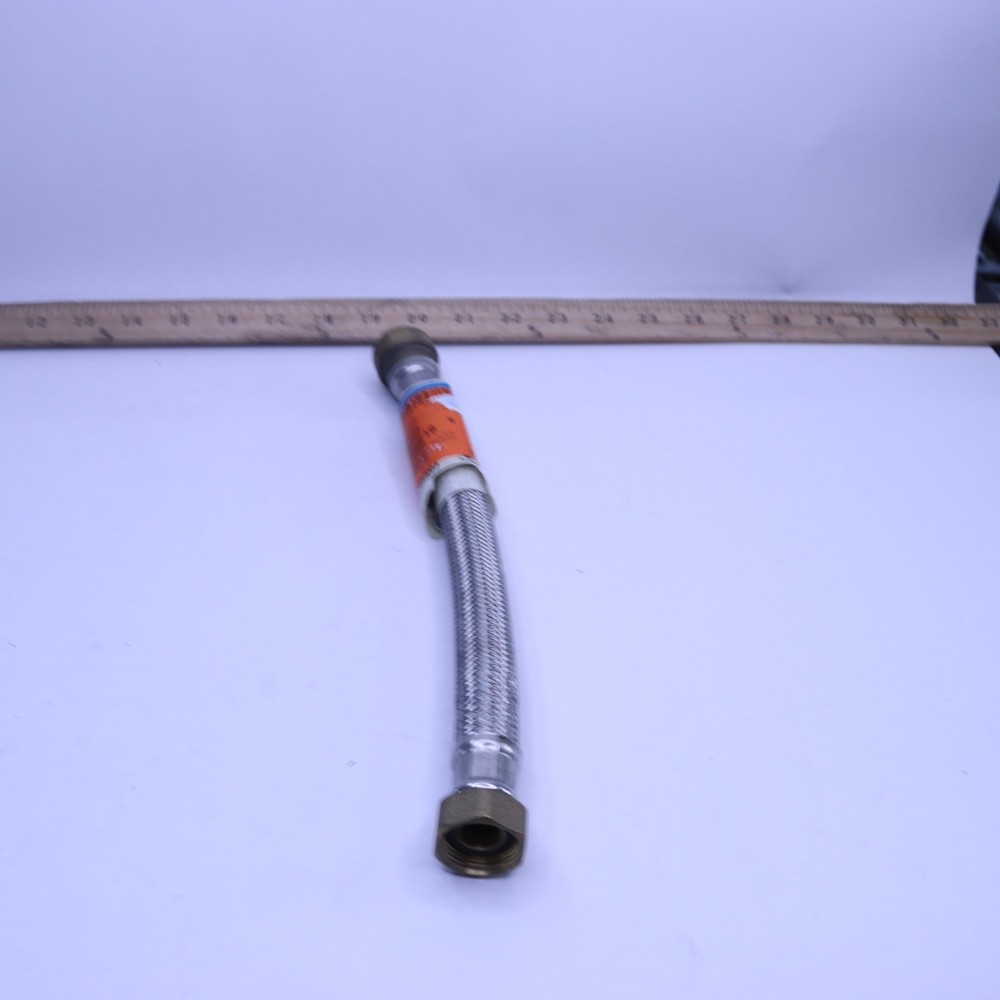 SharkBite 3/4" x 3/4" FIP x 12" Braided Stainless Steel Water Heater Connector