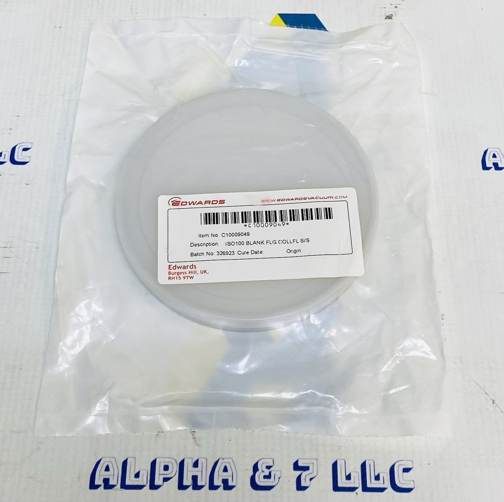 Edwards ISO 100 Blank Flange S.S. C10009049