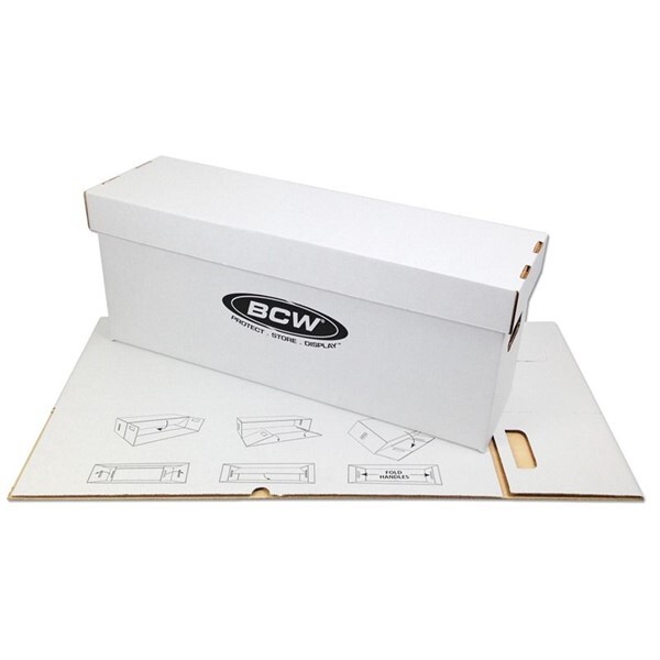 Bundle / 10 BCW Long Cardboard Comic Book Storage Boxes box holds 250-300 comics
