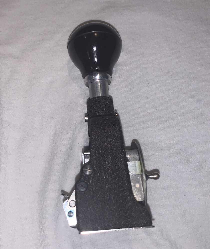 Vintage Bates Numbering Machine 6 Wheels