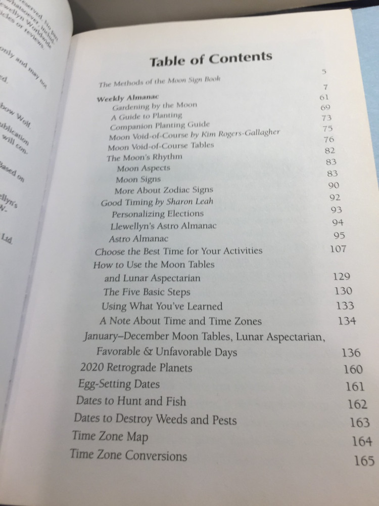 Llewellyn's 2020 Moon sign Book