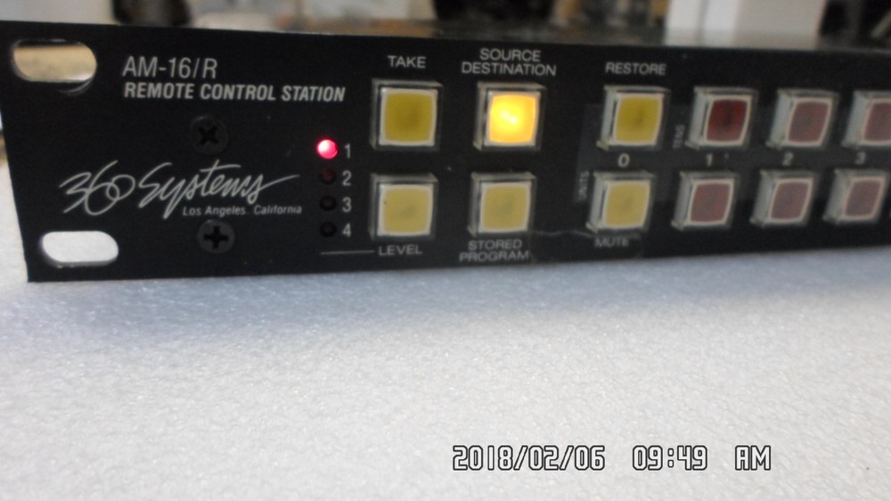 360 Systems AM-16/R Remote Control Station