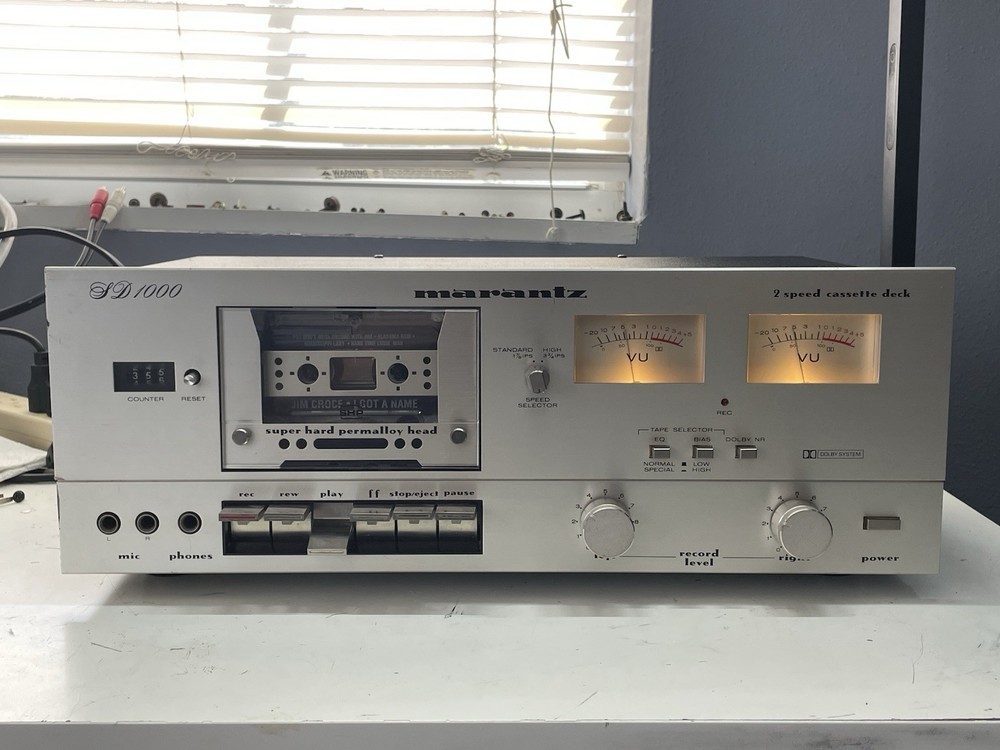 Marantz SD1000 2-Head Dolby Cassette Deck(Serviced)