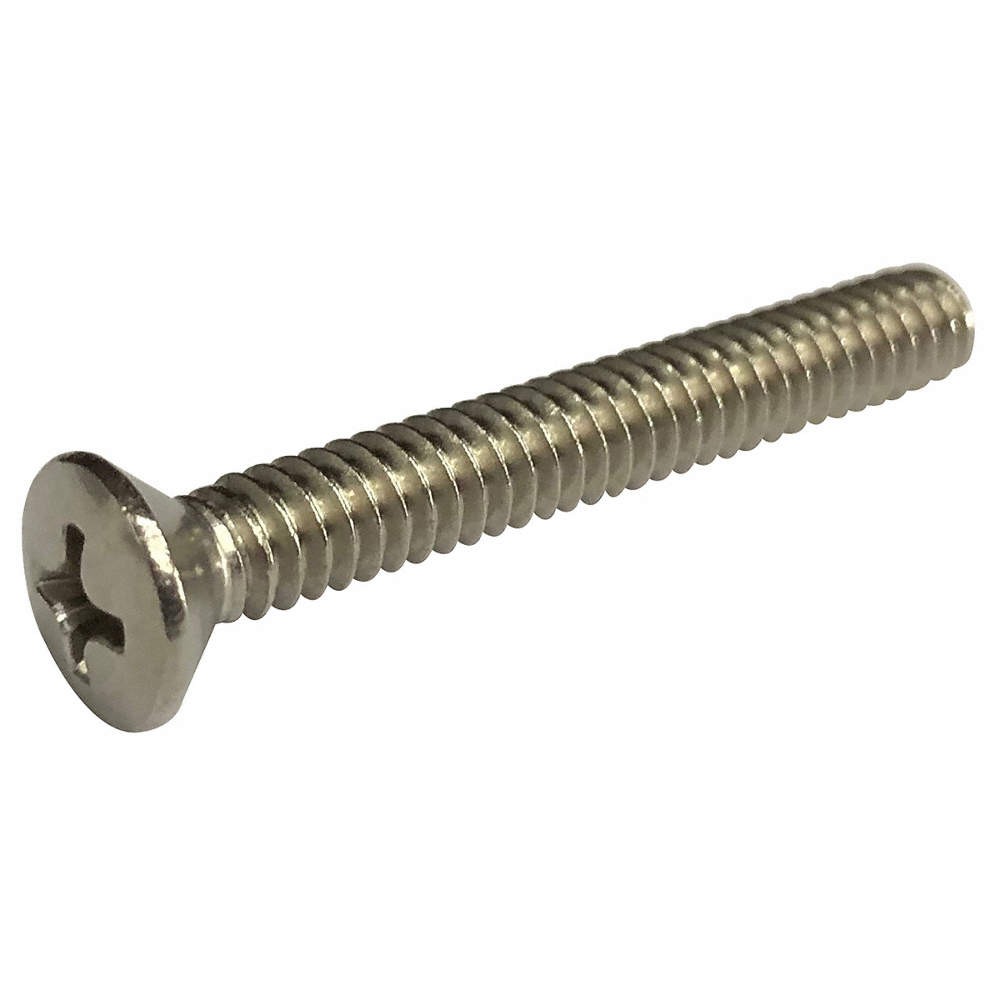GRAINGER APPROVED 2BE73 MS,#10-32,Plain,2"L,100PK 2BE73