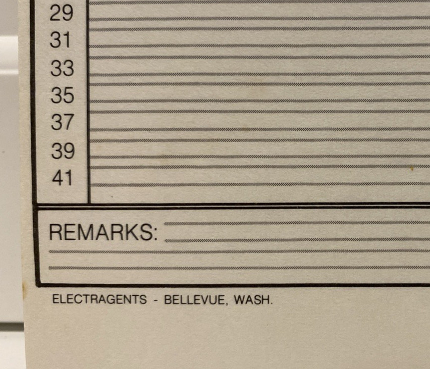 Vtg Electrical Panel Schedule / Circuit Breaker Panel Schedule Blank Sheets Pad
