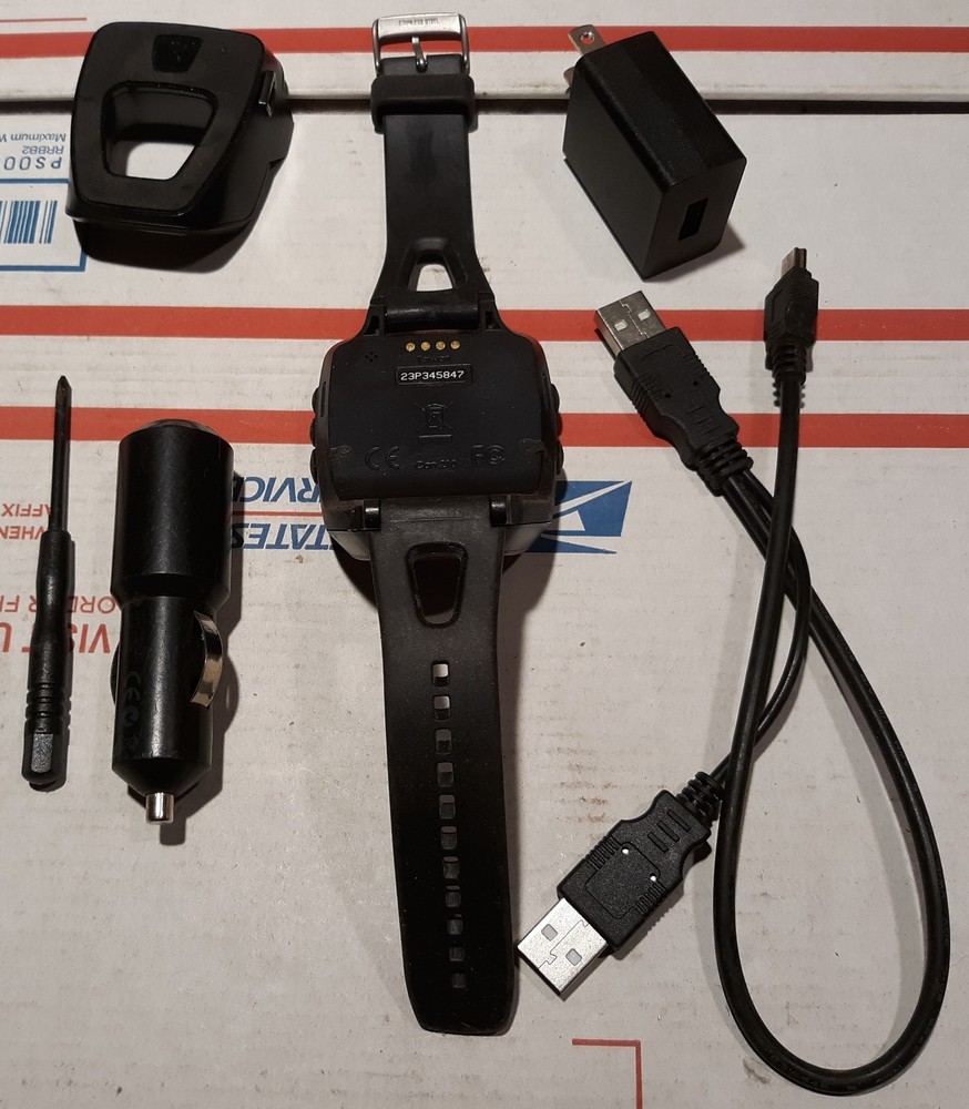 Garmin #305 Forerunner GPS Watch Bundle. Includes Charger Dock, AC & DC Power...