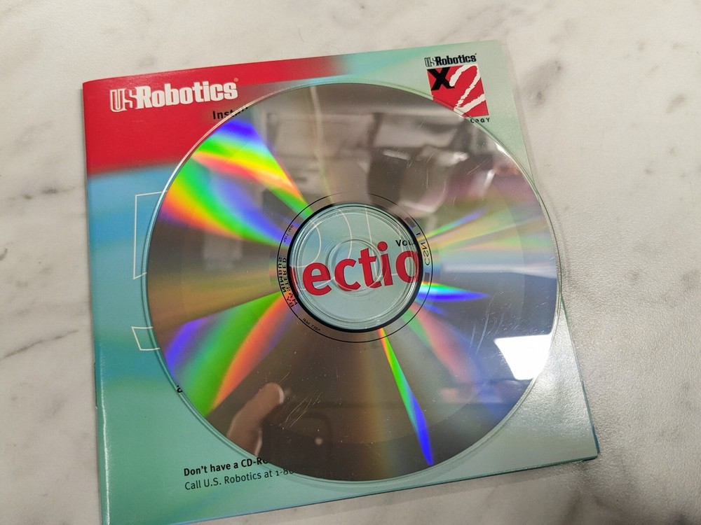 USRobotics Sportster Modem Installation CD Software Windows 95 X2 56k Connection