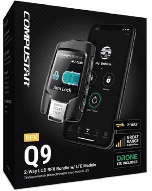 Compustar RFX-2WQ9-FM  5-Button 2-Way LCD , 3000ft Range, DR-X1