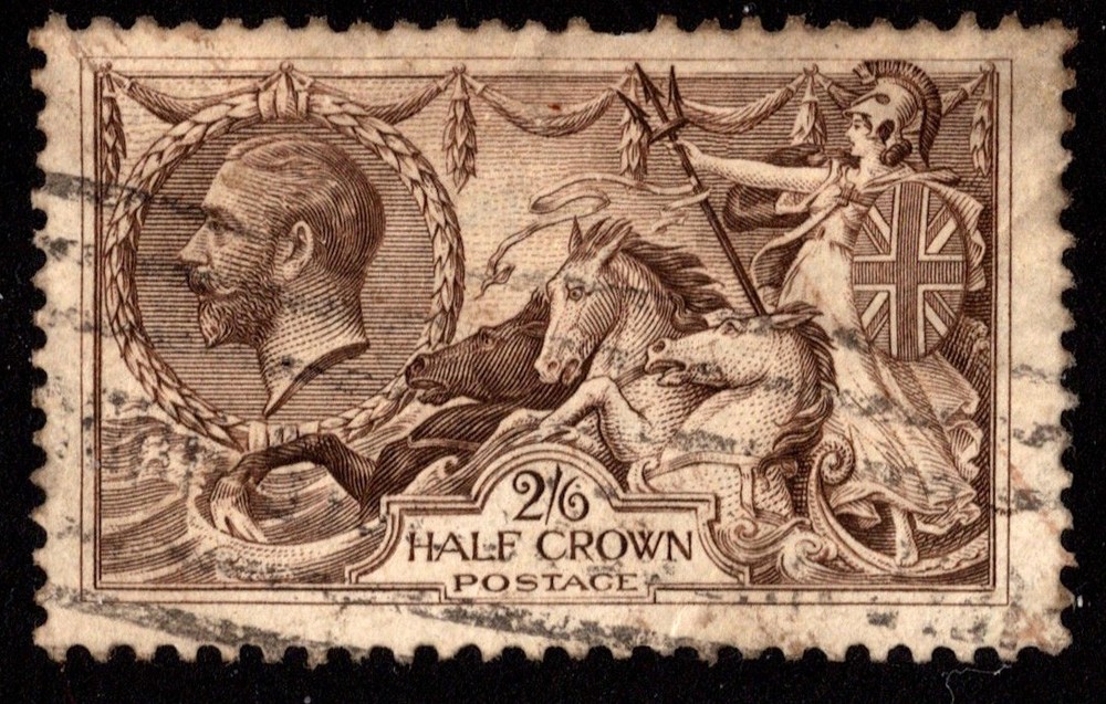 Great Britain Scott 179 Used with pulled perforation.