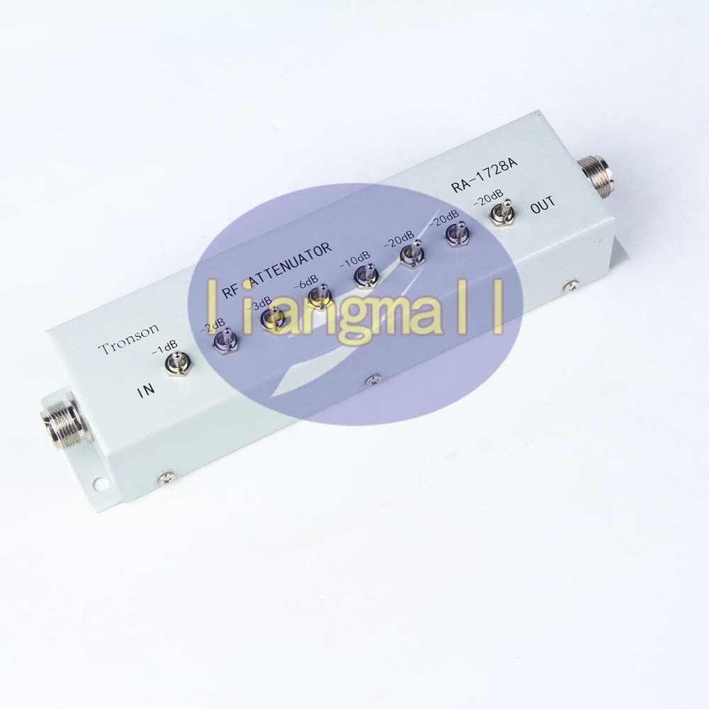 0 - 82DB VARIABLE/ STEP ATTENUATOR 50 OHM for Ham Radio Transmitter NEW