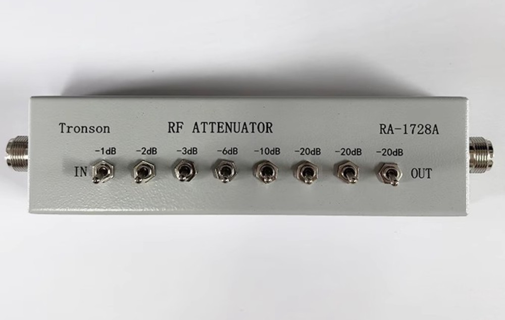 1PC for Radio Transmitter 0- 82DB VARIABLE/ STEP ATTENUATOR 50 OHM  RA-1728A