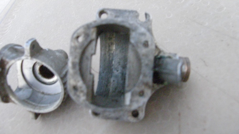 Super Cyclone GR Model Airplane Ignition Engine BARE LOWER ENGINE BLOCK HOUSINGS