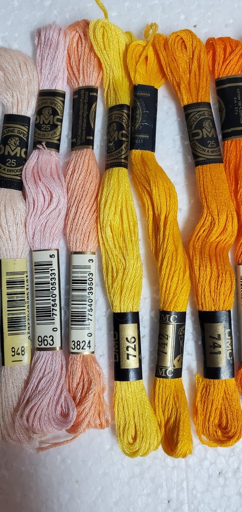 30 Skeins all DMC Embroidery Floss Thread. NO DUPLICATES