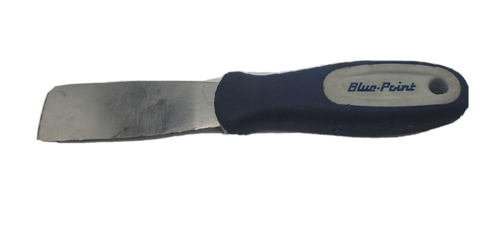 Blue-Point Tools Single Bevel 8.5" Putty Knife Blue Soft Grip Handle
