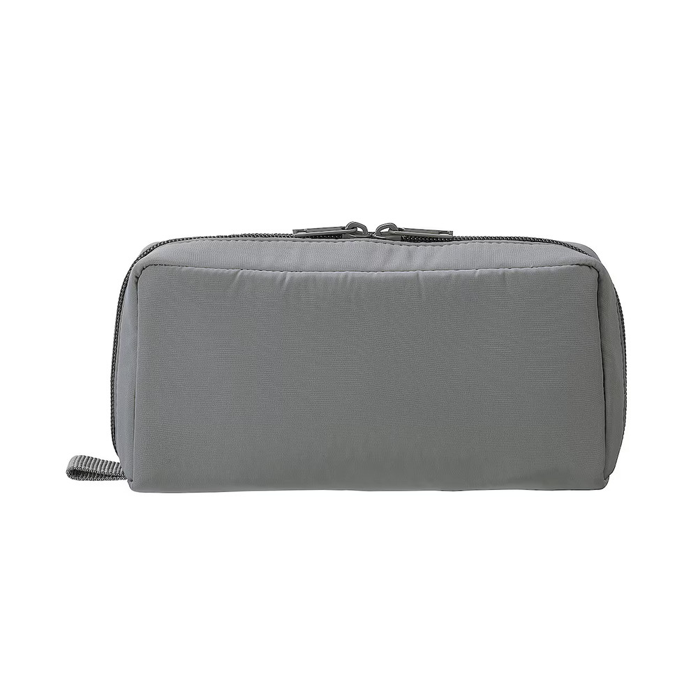 MUJI polyester gadget pouch Gray