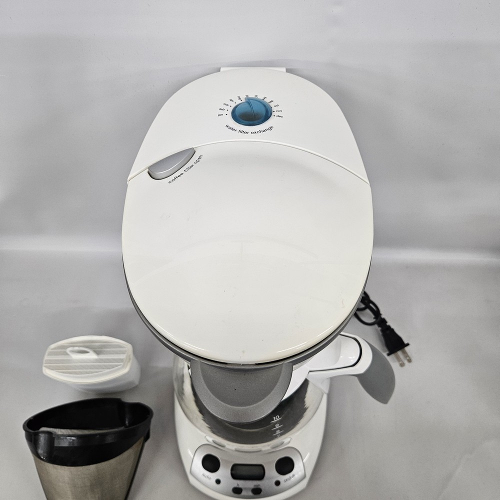 Braun White 10 Cup Coffee Maker Type 3105 Programable Tested Working - Czech Rep