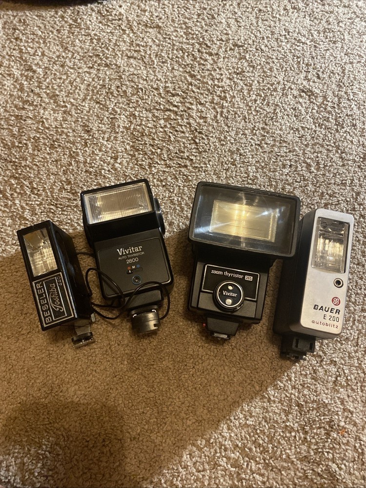 Vintage Camera Flashes
