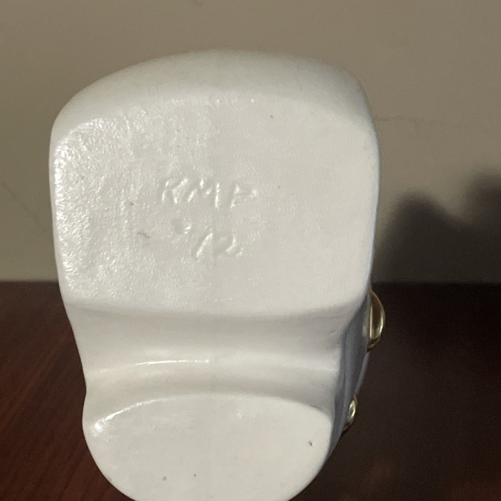 1972 Santa Boot Pitcher Ceramic 5.5” 16oz