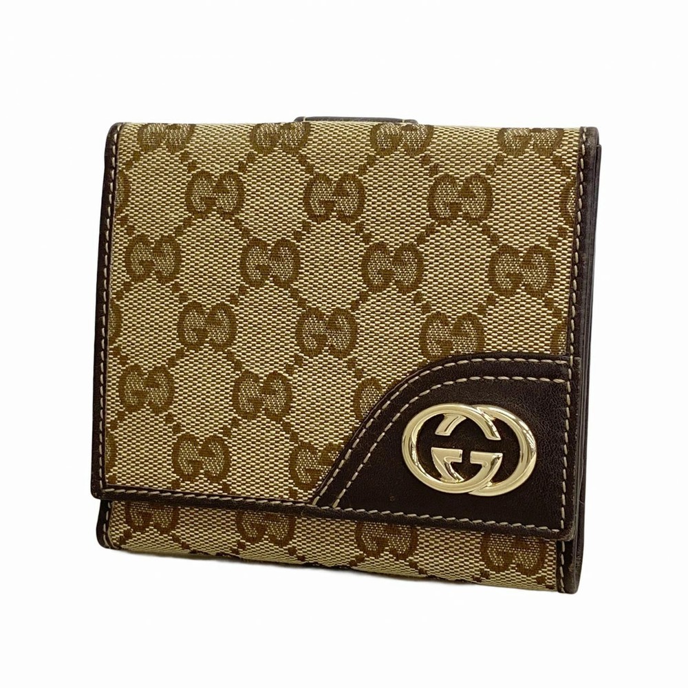Gucci Wallet GG Canvas Interlocking