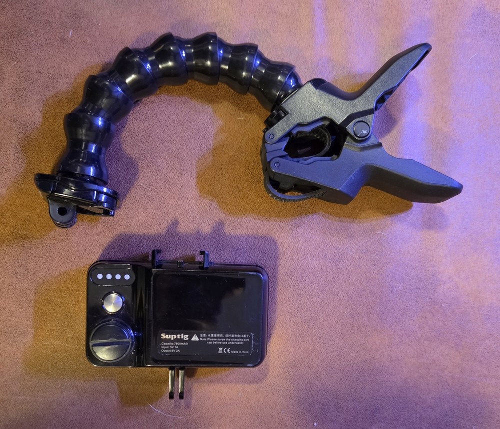 GoPro Camera Accessory Bundle with Mounts, Batteries, Remote, Adjustable Case