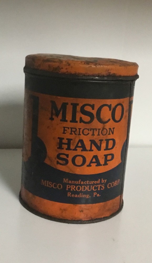 Vintage Misco hand soap can