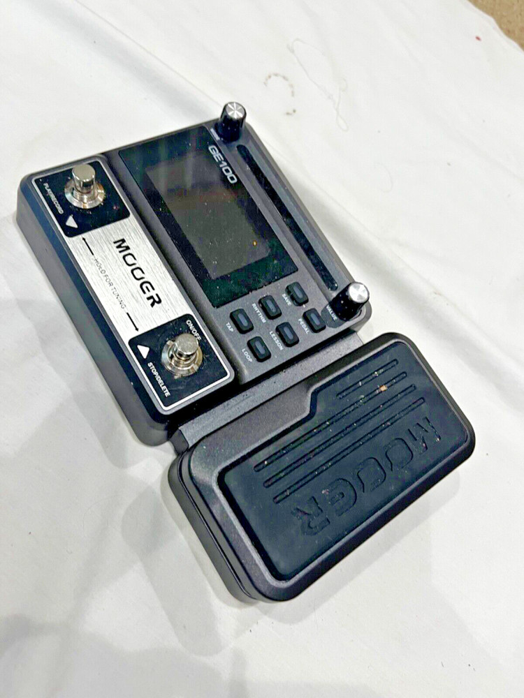 MOOER GE100 Guitar Multi-effects Processor Effect Pedal + Loop Recording-R2