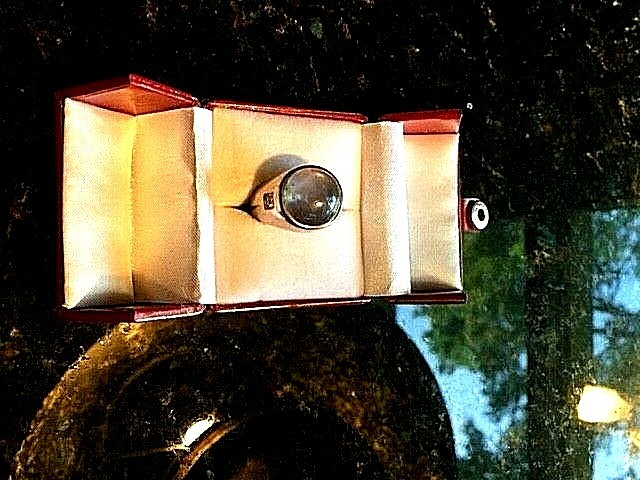 blue star sapphire ( 16 mm,26g) 14k ring