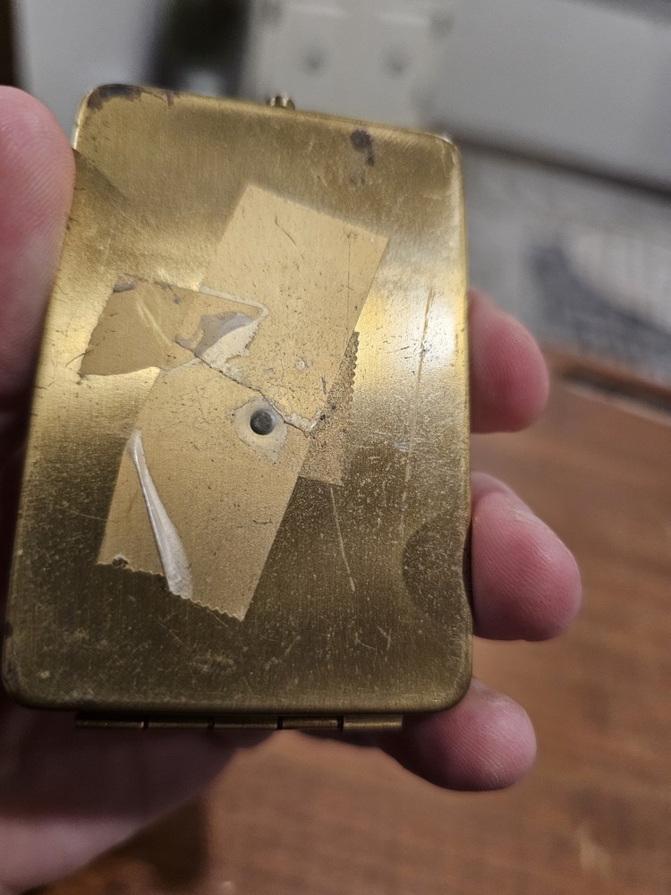 vintage brass compass (5)