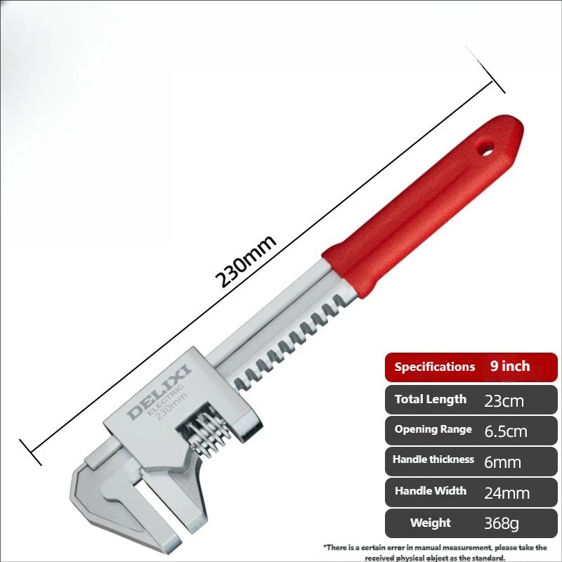 Adjustable Wrench Sturdy F-Type Pipe Vise Adjustable Wrenches