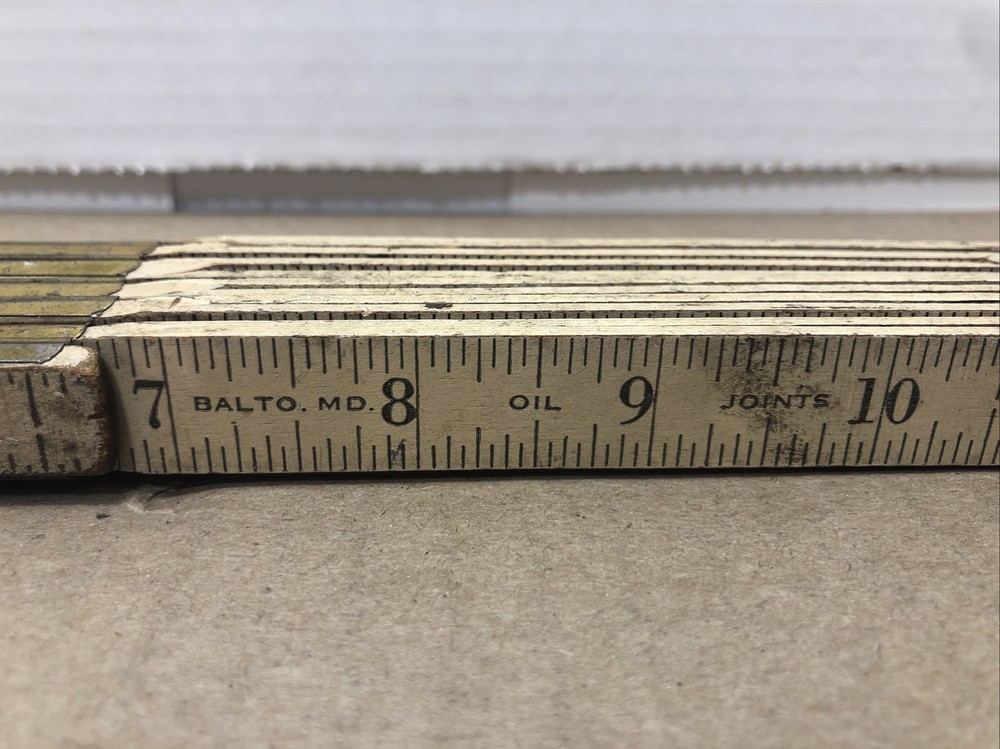 Vintage Triumph Jointed Yardstick 72”