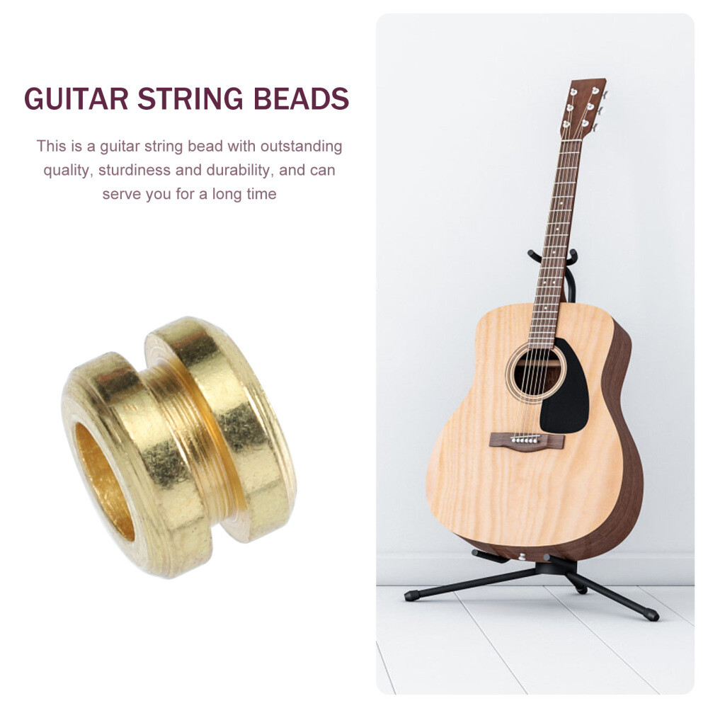10PCS Folk Guitar String Beads Durable Guitar String Beads Guitar Replacing Part