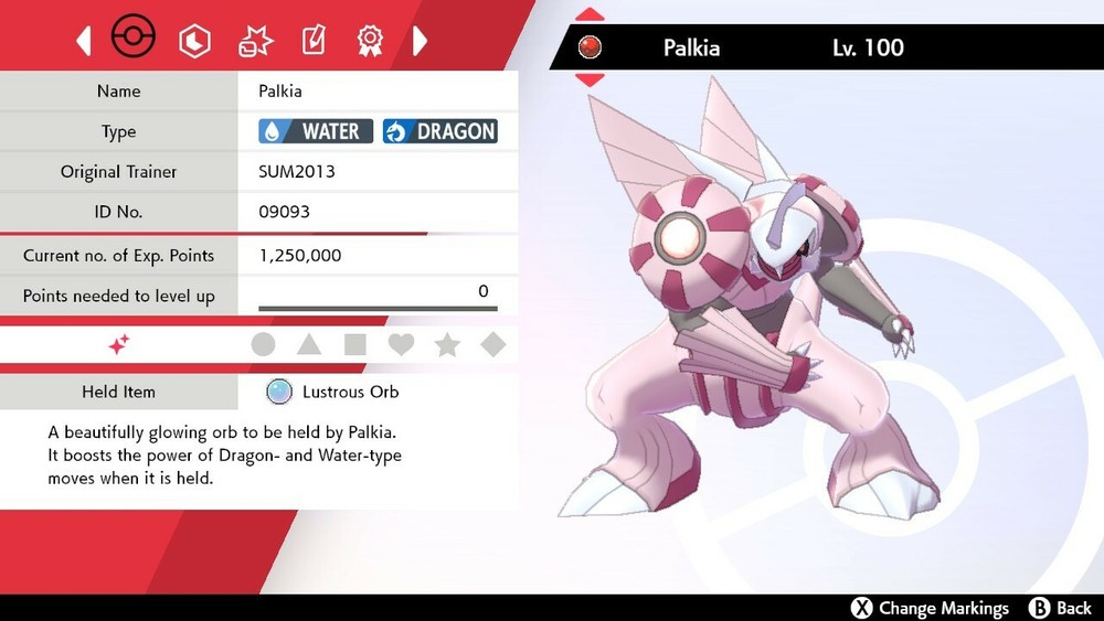 ✨Shiny✨ Event Palkia For Pokémon Sword & Shield