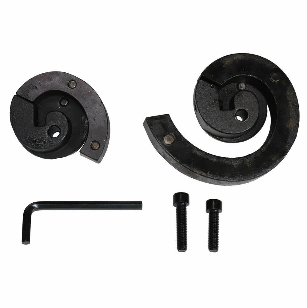 Erie Tools® Bench Mount Scroll Bar Bender for Angular Roll Hoop and Coil Bending