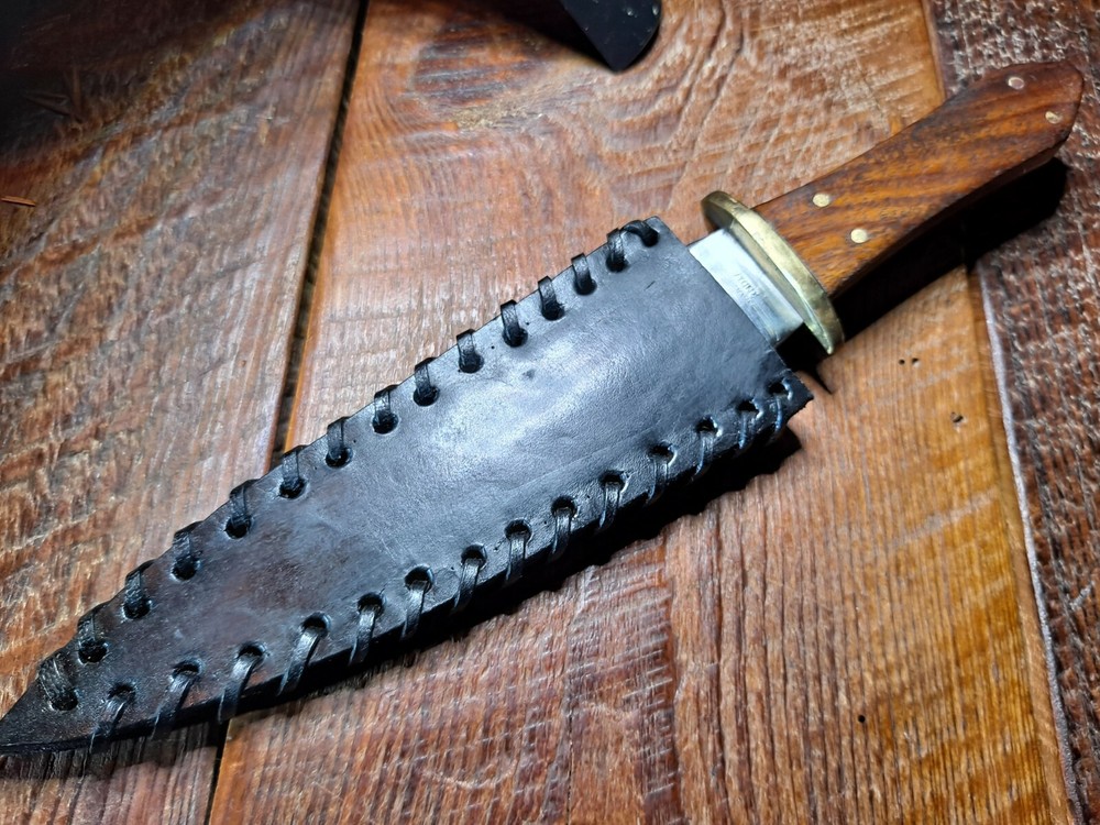 India dagger knife 6 1/2 inch fixed blade