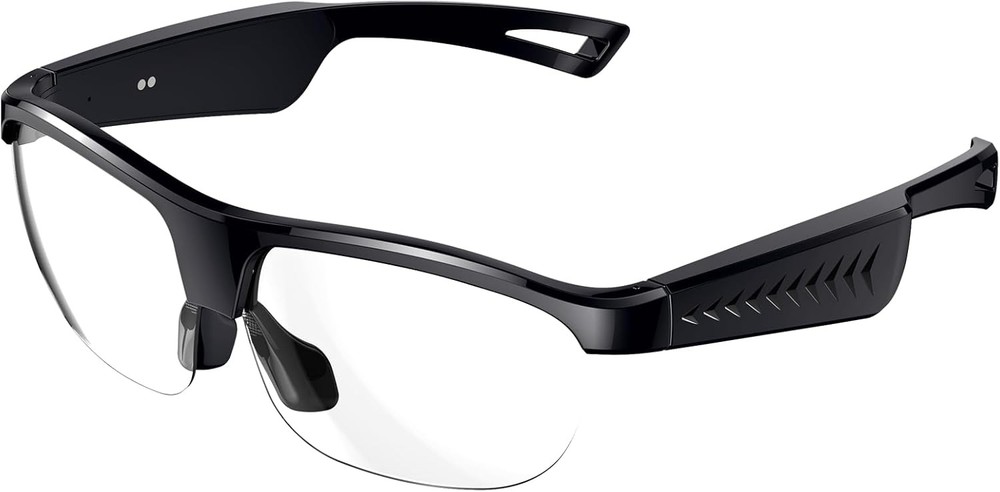 Coucur Bluetooth Glasses with Bluetooth Speaker-No Camera Smart Glasses UV Prote