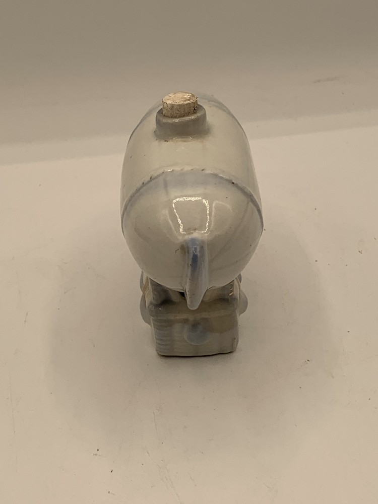 Vintage Germany Zeppelin Dirigible Liquor Flask Bottle