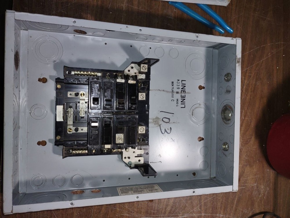 GE Panel With Breakers