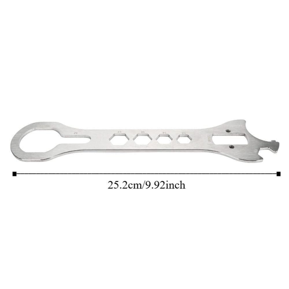 Universal Bicycle Bottom Bracket Wrench For Maintenance Repair Tool Silver